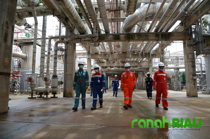 Studi banding Pengelolaan Goodhousekeeping, PT KPI RU Dumai kunjungi Badak LNG